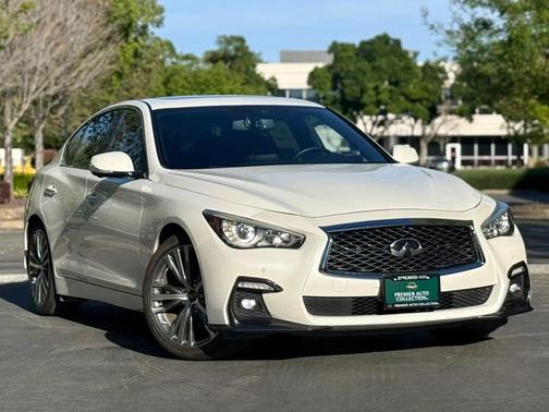 Majestic White 2021 INFINITI Q50 3.0t SENSORY