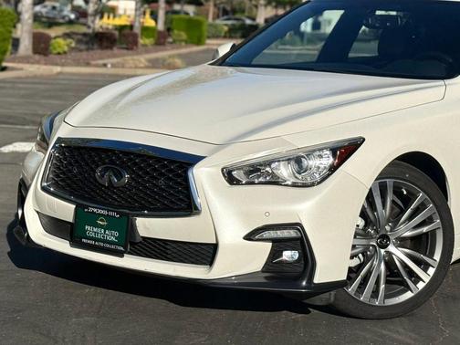 Majestic White 2021 INFINITI Q50 3.0t SENSORY