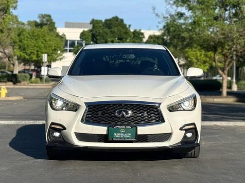 Majestic White 2021 INFINITI Q50 3.0t SENSORY