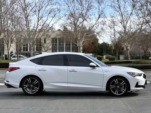 Platinum White Pearl 2024 Acura Integra A-SPEC