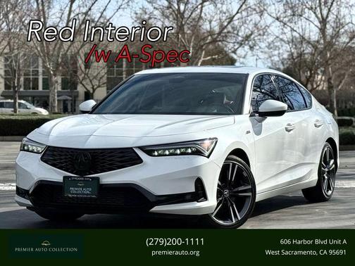 Platinum White Pearl 2024 Acura Integra A-SPEC