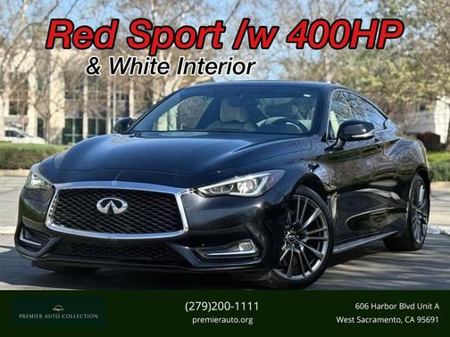 2017 INFINITI Q60 3.0t Red Sport 400