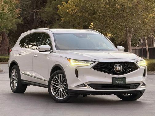Platinum White Pearl 2023 Acura MDX Advance Package