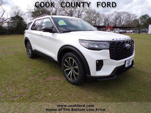 White 2026 Ford Explorer ST-Line