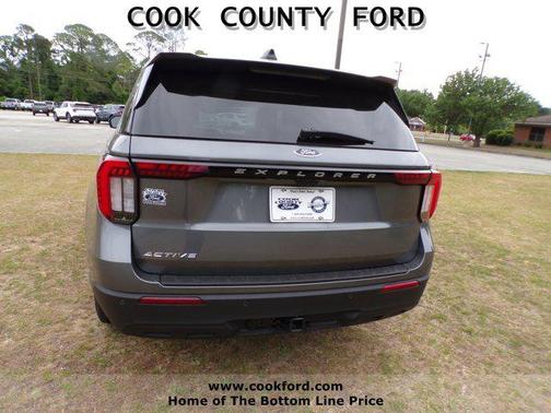 Gray 2026 Ford Explorer Active
