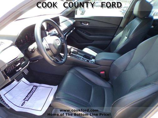 White 2024 Honda Accord Hybrid Sport-L