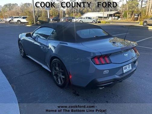 Blue 2024 Ford Mustang EcoBoost Premium