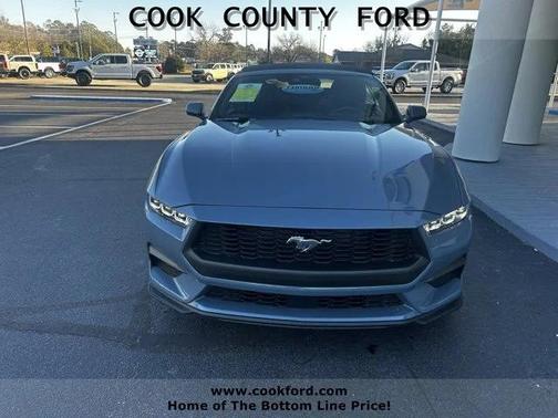 Blue 2024 Ford Mustang EcoBoost Premium