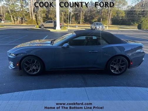 Blue 2024 Ford Mustang EcoBoost Premium