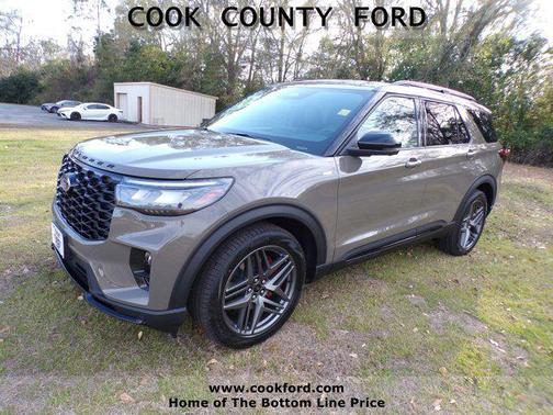 Gray 2026 Ford Explorer ST-Line