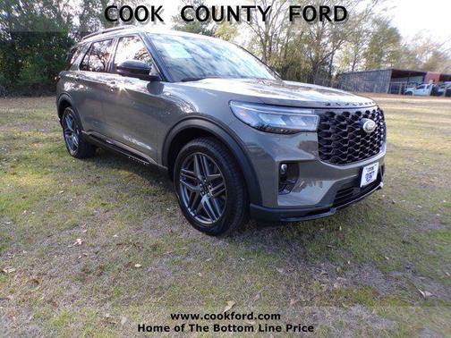 Gray 2026 Ford Explorer ST-Line