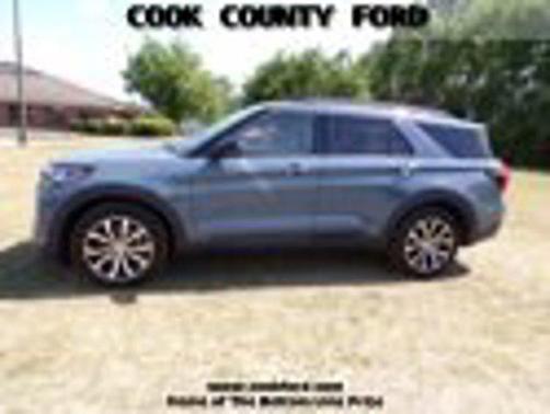Blue 2026 Ford Explorer ST-Line
