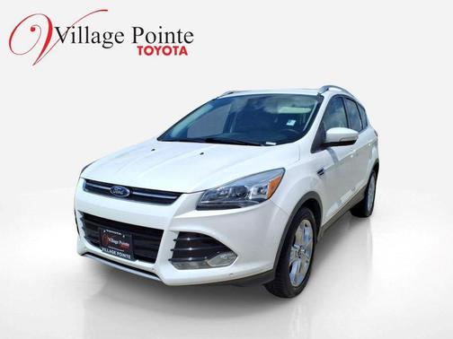 White Platinum 2014 Ford Escape Titanium