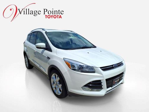 White Platinum 2014 Ford Escape Titanium