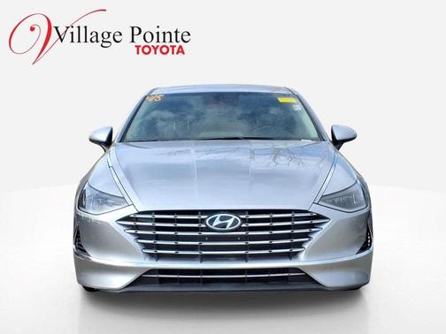 Shimmering Silver 2021 Hyundai SONATA Blue