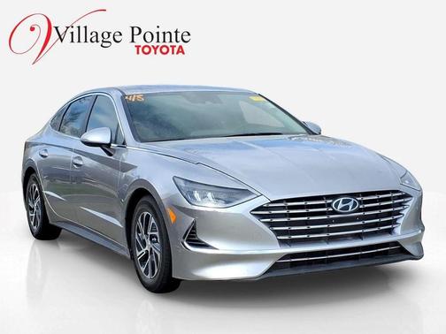 Shimmering Silver 2021 Hyundai SONATA Blue