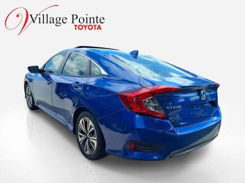 Blue 2018 Honda Civic EX-T