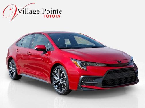 Barcelona Red Metallic 2020 Toyota Corolla SE