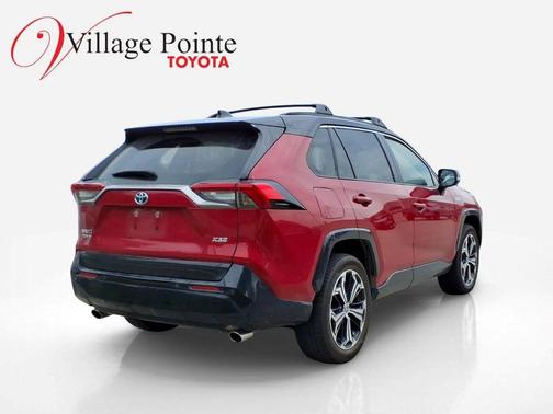 Supersonic Red/Midnight Black Metallic 2021 Toyota RAV4 Prime XSE