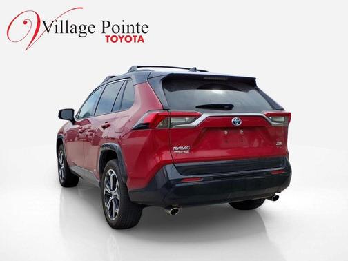 Supersonic Red/Midnight Black Metallic 2021 Toyota RAV4 Prime XSE
