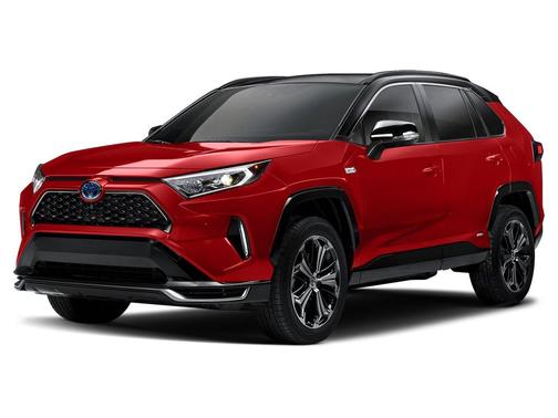 Supersonic Red/Midnight Black Metallic 2021 Toyota RAV4 Prime XSE