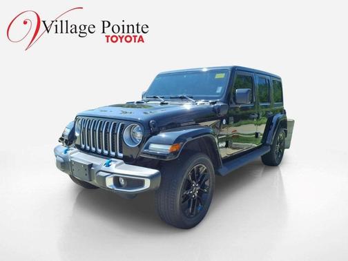 Black Clearcoat 2023 Jeep Wrangler 4xe Sahara