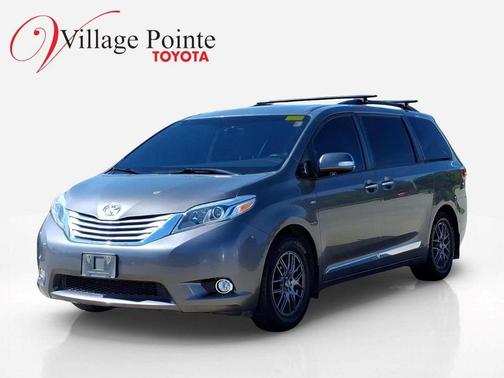 Predawn Gray Mica 2017 Toyota Sienna Limited Premium