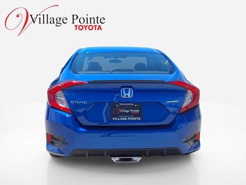 Aegean Blue Metallic 2021 Honda Civic Sport
