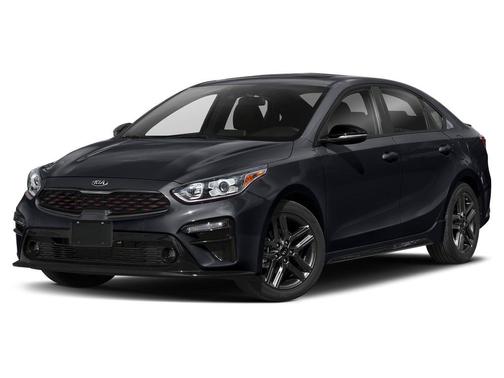 Aurora Black 2021 Kia Forte GT-Line