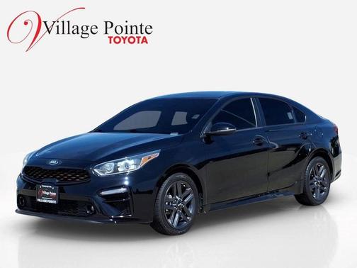Aurora Black 2021 Kia Forte GT-Line