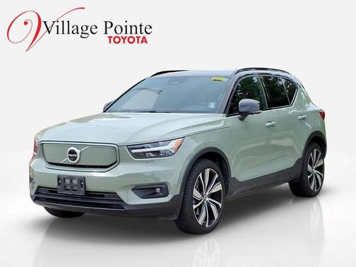 Sage Green 2021 Volvo XC40 Recharge Pure Electric P8