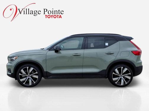 Sage Green 2021 Volvo XC40 Recharge Pure Electric P8