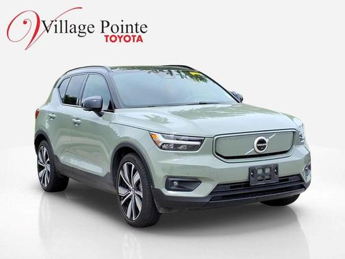 Sage Green 2021 Volvo XC40 Recharge Pure Electric P8