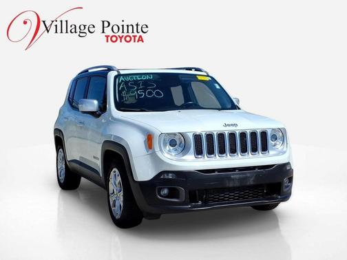 Alpine White 2017 Jeep Renegade Limited
