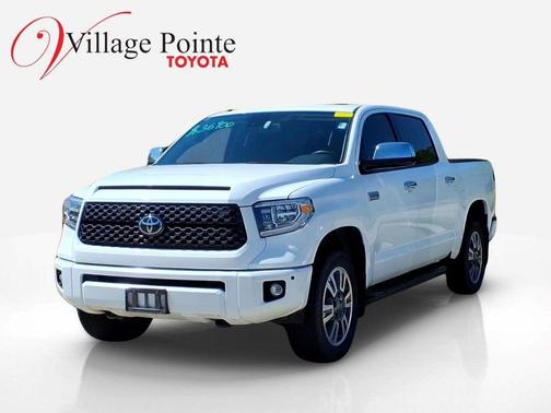 Super White 2019 Toyota Tundra Platinum