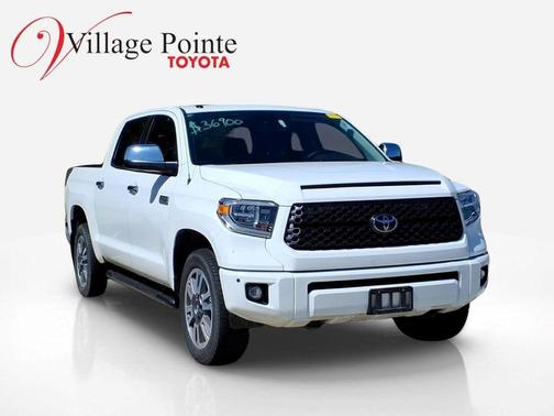 Super White 2019 Toyota Tundra Platinum