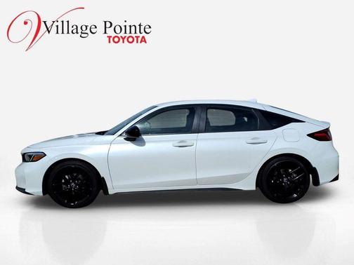Platinum White Pearl 2025 Honda Civic Sport