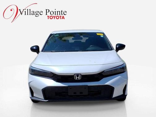 Platinum White Pearl 2025 Honda Civic Sport