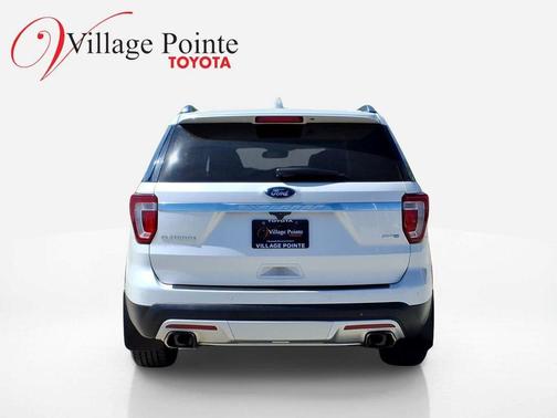 White Platinum Clearcoat Metallic 2016 Ford Explorer Platinum