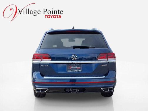 Tourmaline Blue Metallic 2022 Volkswagen Atlas 3.6L SEL Premium