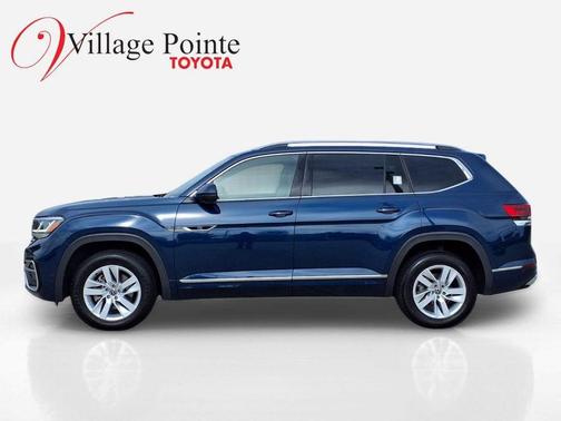 Tourmaline Blue Metallic 2022 Volkswagen Atlas 3.6L SEL Premium