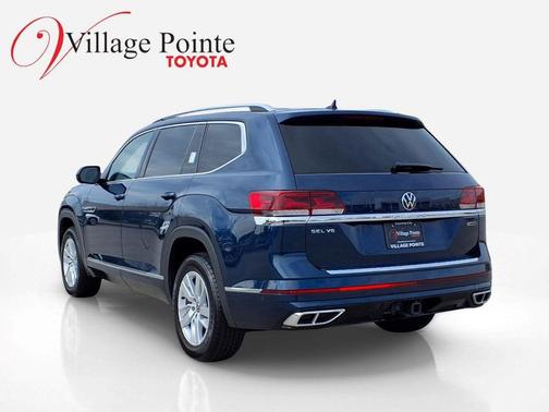 Tourmaline Blue Metallic 2022 Volkswagen Atlas 3.6L SEL Premium