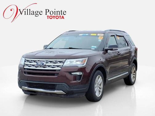 Burgundy 2018 Ford Explorer XLT