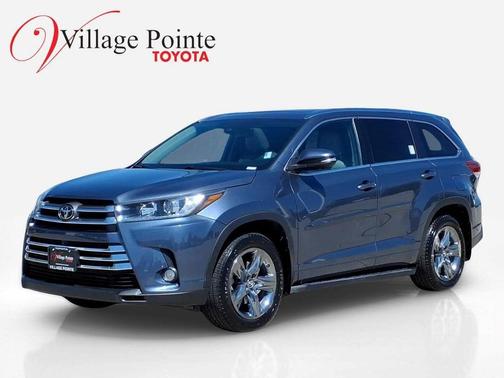 Shoreline Mist 2018 Toyota Highlander Limited Platinum