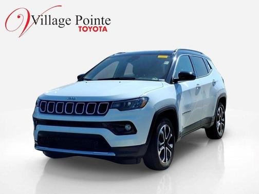 Bright White Clearcoat 2023 Jeep Compass Limited