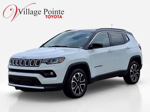 Bright White Clearcoat 2023 Jeep Compass Limited