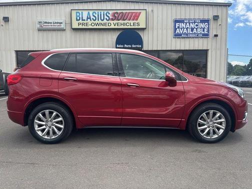 Chili Red Metallic 2019 Buick Envision Essence