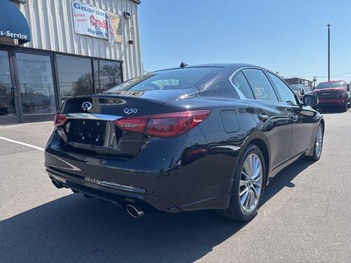 Black Obsidian 2023 INFINITI Q50 3.0t LUXE