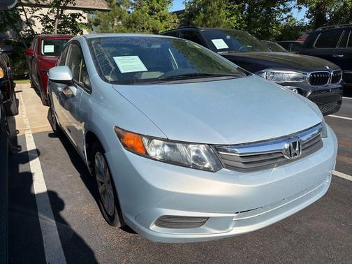 Blue 2012 Honda Civic EX