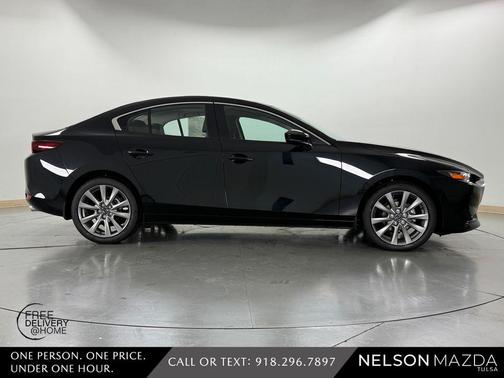Jet Black Mica 2026 Mazda Mazda3 FWD w/Preferred Package